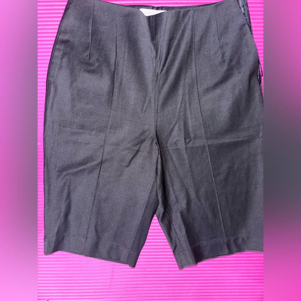 Black Bermuda Shorts with Tailored Fit